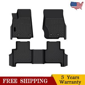 Kac 590451316321 Floor Mats Liners For 2022-2023 Jeep Grand Cherokee Non L All Weather Black