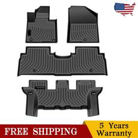 Kac 590451371382 4pcs Car Floor Mats For Kia Sorento 7 Seat 2016-2019 2020 Waterproof Tpe Rubber