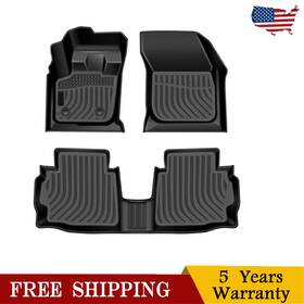 Kac 590451371887 Floor Mats For 2013-2016 Ford Fusion Lincoln Mkz Rubber All Weather Tpe
