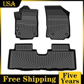 Kac 679944164996 Floor Mats For Chevrolet Equinox 2018-2024 Black Tpe All Weather Liners New