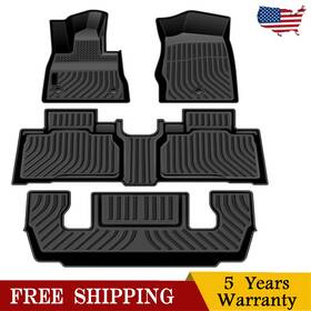 Dfgnh2654982 Kac Floor Mats For Ford Explorer 6 Seat 2020-2024 All Weather Tpe Rubber Liners