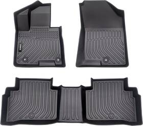 H0005926be Kac All-weather Floor Mats For Liners Hyundai Tucson 2022 2023 2024 2 Row Tpe Rubber