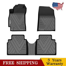 Ky3ffm12100 Kac Car Floor Mats For Hyundai Elantra 2021 2022-2024 Anti-slip Tpe Rubber Black New