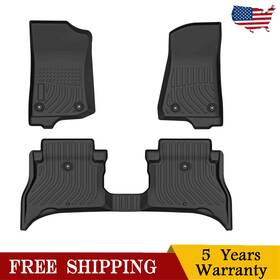 Vk3ffm23400-dy Kac Floor Mat Liners For Jeep Wrangler 2021 2022 2023 2024 4xe Hybrid Tpe Rubber