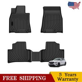 Vk3ffm24900-dy Kac Floor Mat Liners For Genesis Gv70 2022 2023 2024 All Weather Rubber Black