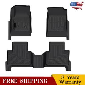 Vk3ffm30200-dy Kac Floor Mats Liners For Chevrolet Colorado Crew Cab 2015-2019 2020 2021 2022 Tpe