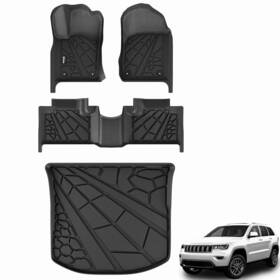 Karpal 644197986893 Floor Mats And Cargo Liner Fit For 2016-2021 Jeep Grand Cherokee / 2022