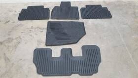 222.ki1l21 Kia 21 2021 Telluride Fitted Rubber Floor Mat Set Black