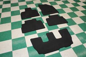 232-kia Kia 20-22 Telluride Black Carpeted Oem Lh Rh Front Center Rear Floor Mats Set Oe Wty 232-kia Kia 20-22 Telluride Black Carpeted Oem Lh Rh Front Center Rear Floor Mats Set Oe Wty