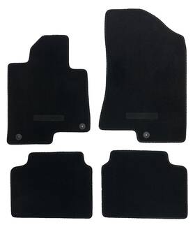 8548 Kia 2021-2024 K5 Embroidered Logo Blackout Floor Mats Set Of 4 Carpet Oem 8548 Kia 2021-2024 K5 Embroidered Logo Blackout Floor Mats Set Of 4 Carpet Oem