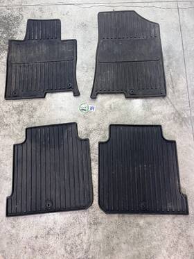 F6013-adu00 Kia 17-18 Cadenza All Weather Rubber Floor Mats Front And Rear Oem