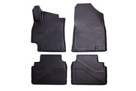 Ggf13-au000 Kia Oem Black All Season Fitted Floor Mats For 2025 K4