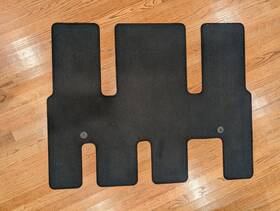 R0f14-ac040 Kia R0f14ac040 Oem 2022-2025 Carnival 7-seat 3rd Row Carpet Floor Mat Black