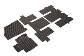 Rof13-au101 Kia Carnival All Weather Rubber Floor Mats 8p Oem Genuine Rof13 Au101