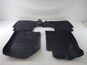 Vpflbrc1u Kiwi Master All Weather Full Set Floor Mats For 21-25 Ford Bronco Sport Black