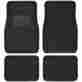 Kmmt-100-series Km World 4 Pc Set Premium Carpet Floor Mats Heel Pad Universal Fit Car Suv Truck