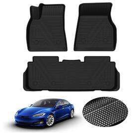 Kust20240828-386 Kust Floor Mats For Tesla Model S Accessories 2012-2024 2025 Not Plaid/l