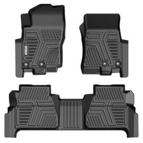 F5d6hn484 Kyx Tpe Floor Mats Liners For Nissan Frontier Crew Cab 2022 2023 2024 Waterproof