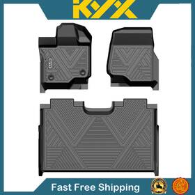Fit687684 Kyx For 2015-2022 Ford F-150 Super Crew Cab Floor Mats Liners Tpe Tough And Durable