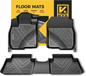 Ky3ffm08400 Kyx Direct Fit 2017-2022 Honda Cr-v Floor Mats Liners 3pcs High Quality Tpe Rubber