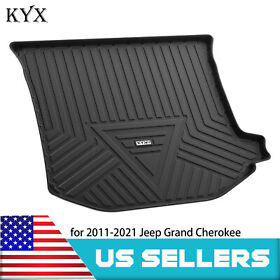 Mct758988 Kyx Rear Trunk Mat Cargo Liner For 2011-2021 Jeep Grand Cherokee Tpe Waterproof