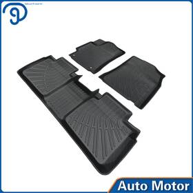Labwork Lp1305528ks For Toyota Camry 07-2011 Floor Mats Liner Black Tpe Anti-scratch 2 Row 3 Pieces