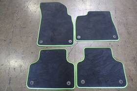 4ml863011h Lamborghini Urus Front Floor Mat Set Black/green Used P/n
