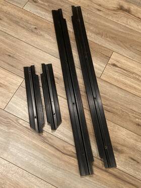 Btr4546pub Land Rover Discovery 1 Treadstip Set- All 4 - Door Threshold / Carpet Finisher