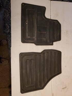 Lr002483 Land Rover 2003 2012 Landrover Range L322 Front Left And Right Rubber Floor Mats Oem