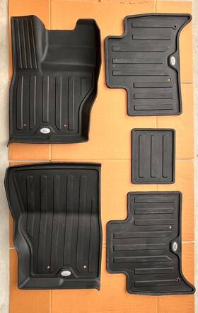 Vicpl190001 Land Rover 2017-2020 Discovery 5 Oem 5-pc Rubber All Weather Floor Mats