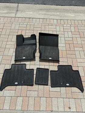 Vplrs0662 Land Rover Discovery 5 Rubber Floor Mats Black Genuine Oem New L462 2021 2024