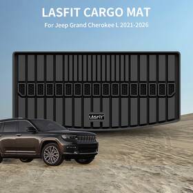 Lasfit 751315685870 Cargo Mat For 2021-2025 Jeep Grand Cherokee L Liner All Weather