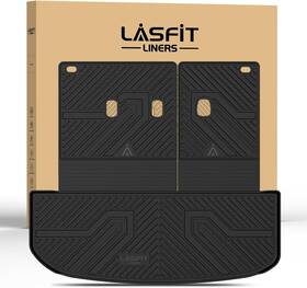 Lasfit 810038825960 Cargo And Backrest Mats For Hyundai Palisade 2020-2025 All Weather Tpe Black Lasfit 810038825960 Cargo And Backrest Mats For Hyundai Palisade 2020-2025 All Weather Tpe Black