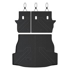 Lasfit 810213220191 Cargo Mats With Seatback For Toyota Rav4 2019-2025 Tpe All Weather Liner