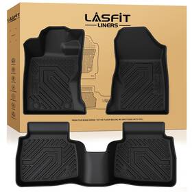 Lasfit 810213220528 Floor Mats For 2026 Subaru Outback Anti-slip 1st And 2nd Row Car Black