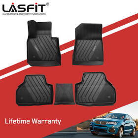 Ll-bw01 Lasfit Custom Floor Mats Liners Set Black For 2011-2017 Bmw X3 2015-2018 X4