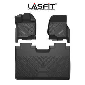 Ll-fd01 Lasfit Floor Mats Liners Tpe Rubber For 2015-2022 Ford F150 F-150 Super Crew Cab