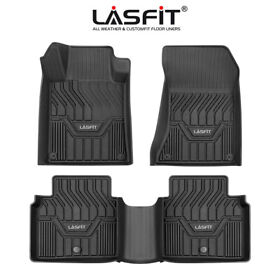 Ll-ns07 Lasfit For 2019-2022 Nissan Altima Full Set Tpe Floor Mats Liners All Weather