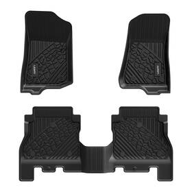 Lasfit Liners 810038828824 Heavy Duty Tpe Full Coverage Floor Mats And Cargo Mat For Jeep Wrangler 2011-2026