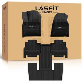 Ll-je13 Lasfit Liners Floor Mats For Jeep Grand Wagoneer 2022-2025 7 Seats 1st And 2nd 3rd Row