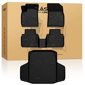 Xs-hn17a Lasfit Liners Floor Mats For Honda Accord 2023-2025 Custom Tpe 1st &2nd Row And Cargo Mat