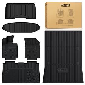 Xs-te04t Lasfit Liners Floor Mats For Tesla Cybertruck 2024 Tpe Cargo Mat All Weather Full Set