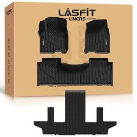 Ll-ca10 Lasfit Floor Mats For Chevrolet Suburban / Gmc Yukon Xl 2021-2025 Anti-slip Tpe Liners