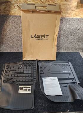 Ll-ch01f Lasfit Front Floor Mats Fits Chevrolet Silverado/gmc Sierra 1500 2019-2025