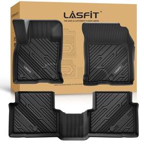 Lasfit Ll-fd09 Floor Mats For Ford Bronco Sport 2021-2026 All Weather 1st And 2nd Row Liners Tpe