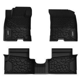 Ll-fd15 Lasfit Floor Mats Liners For Ford Maverick 2022-2026 Hybrid Tpe 1st And 2nd Row