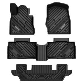 Ll-fd16 Lasfit Floor Mats For Ford Explorer 2020 2021 6 Seats All Weather Liners