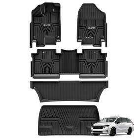 Ll-hn07a Lasfit Floor Mat For Honda Odyssey 2018-2025 1st And 2nd 3rd Row Cargo