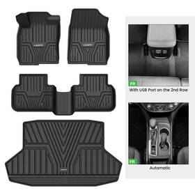 Ll-hn40a Lasfit Floor Mats&cargo Mat For Honda Civic Sedan 2022-2026 Anti-slip All Weather Liner