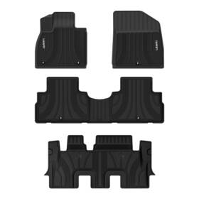 Ll-hy19 Lasfit Floor Mats For Hyundai Palisade 2020-2025 1st And 2nd 3rd Liners